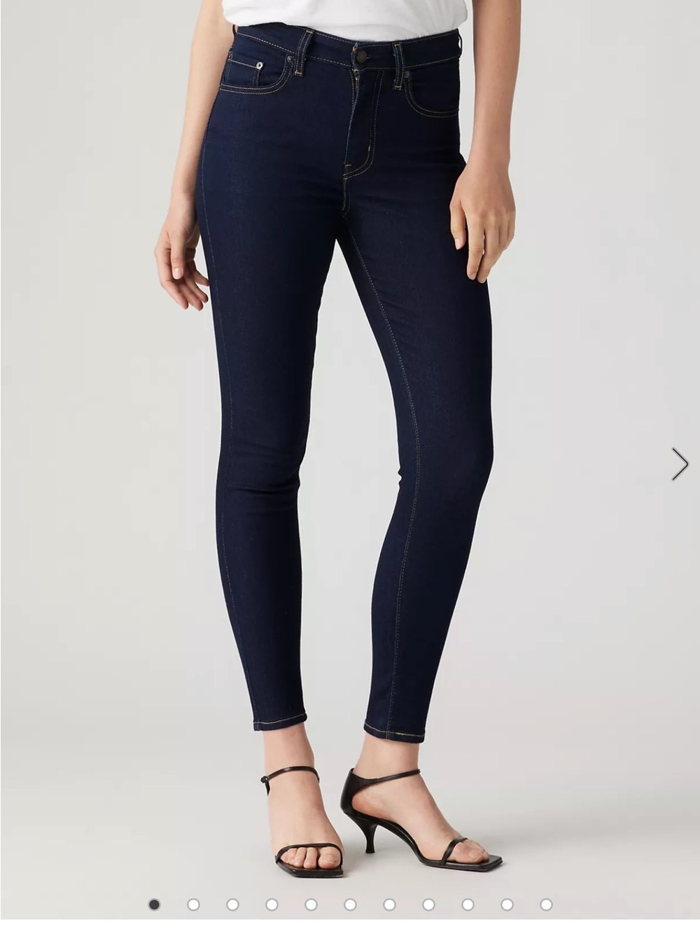 Women's Dark Wash High-Rise Skinny Jeans - 26x31